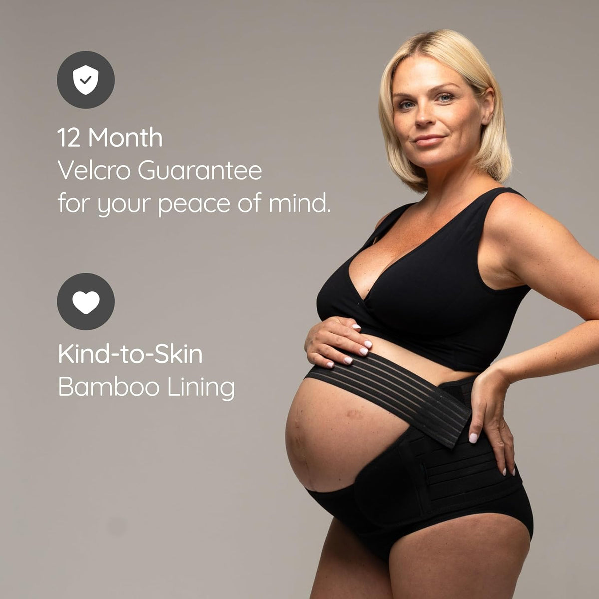 ® Pregnancy Support Belt – Maternity Belly Band for Back, Pelvic & Hip Pain Relief | Adjustable Bump Support