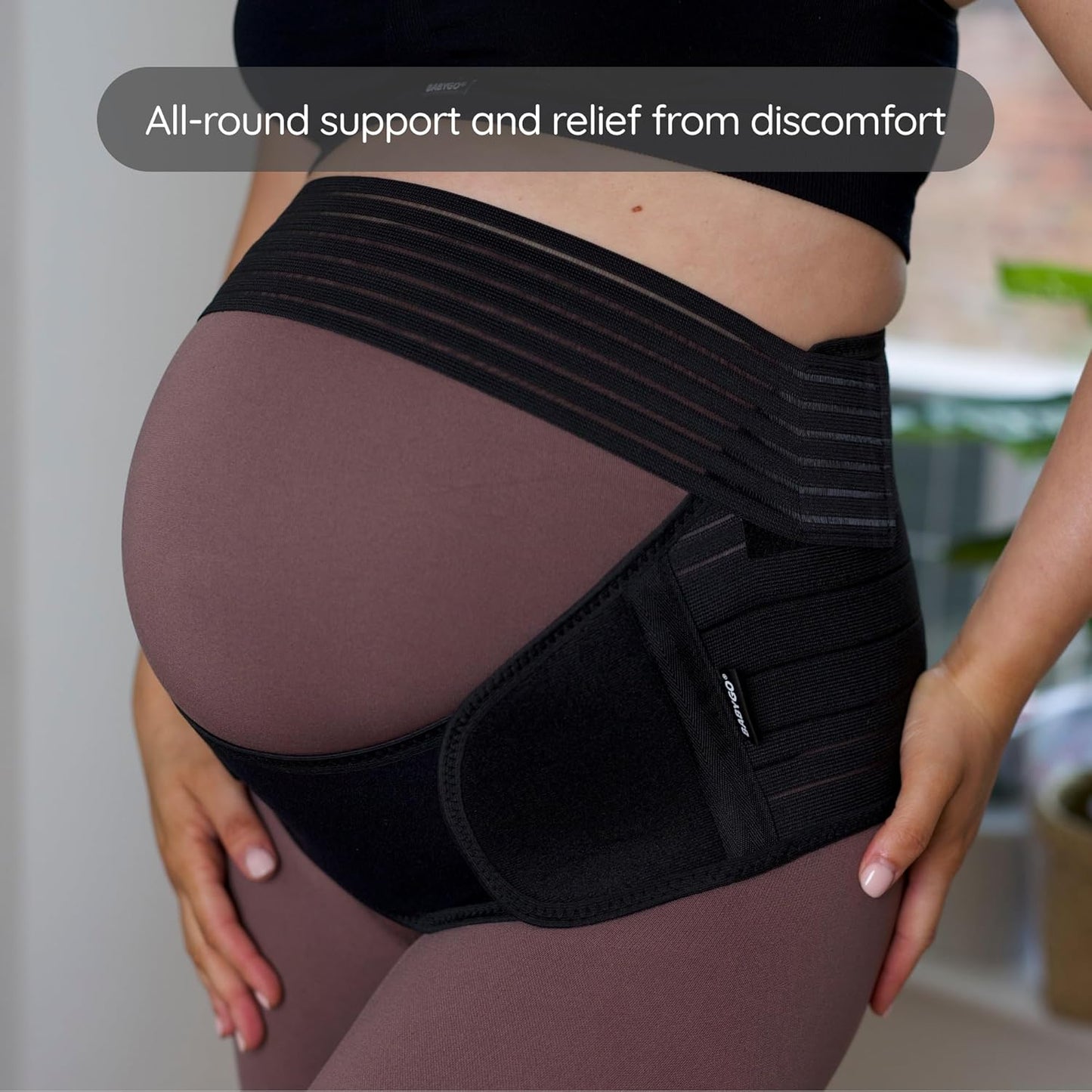 ® Pregnancy Support Belt – Maternity Belly Band for Back, Pelvic & Hip Pain Relief | Adjustable Bump Support