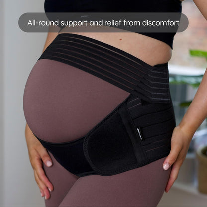 ® Pregnancy Support Belt – Maternity Belly Band for Back, Pelvic & Hip Pain Relief | Adjustable Bump Support