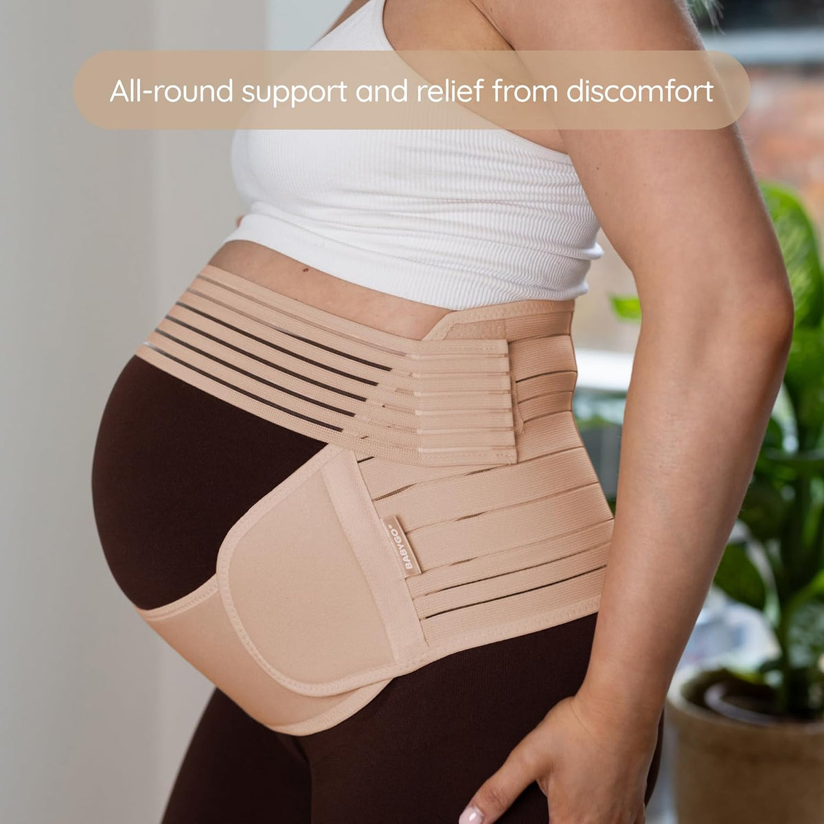 ® Pregnancy Support Belt – Maternity Belly Band for Back, Pelvic & Hip Pain Relief | Adjustable Bump Support