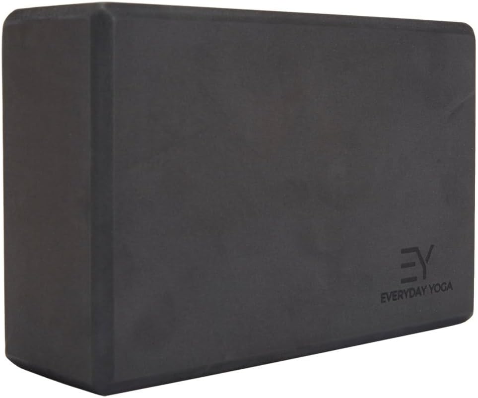 Premium Foam Block - Non-Slip High-Density Yoga Block for Balance, Stability & Stretching, EVA Foam Support, Multi Colors (Single Block)