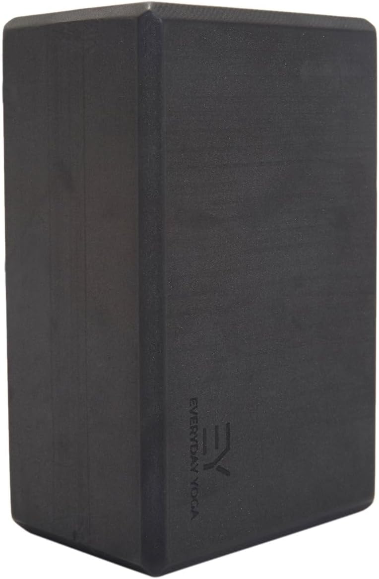 Premium Foam Block - Non-Slip High-Density Yoga Block for Balance, Stability & Stretching, EVA Foam Support, Multi Colors (Single Block)