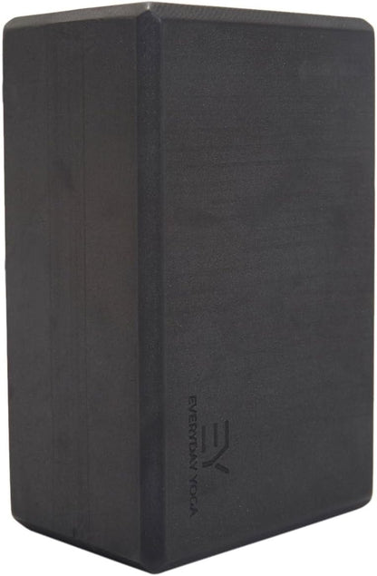 Premium Foam Block - Non-Slip High-Density Yoga Block for Balance, Stability & Stretching, EVA Foam Support, Multi Colors (Single Block)