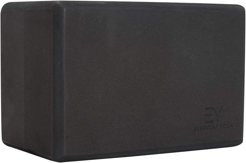 Premium Foam Block - Non-Slip High-Density Yoga Block for Balance, Stability & Stretching, EVA Foam Support, Multi Colors (Single Block)