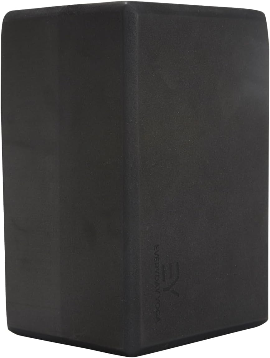 Premium Foam Block - Non-Slip High-Density Yoga Block for Balance, Stability & Stretching, EVA Foam Support, Multi Colors (Single Block)