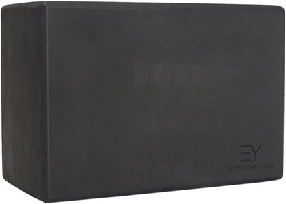 Premium Foam Block - Non-Slip High-Density Yoga Block for Balance, Stability & Stretching, EVA Foam Support, Multi Colors (Single Block)