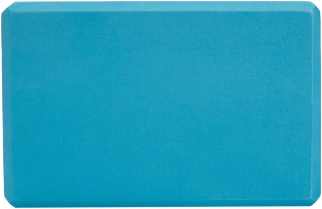 Premium Foam Block - Non-Slip High-Density Yoga Block for Balance, Stability & Stretching, EVA Foam Support, Multi Colors (Single Block)