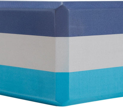 Premium Foam Block - Non-Slip High-Density Yoga Block for Balance, Stability & Stretching, EVA Foam Support, Multi Colors (Single Block)