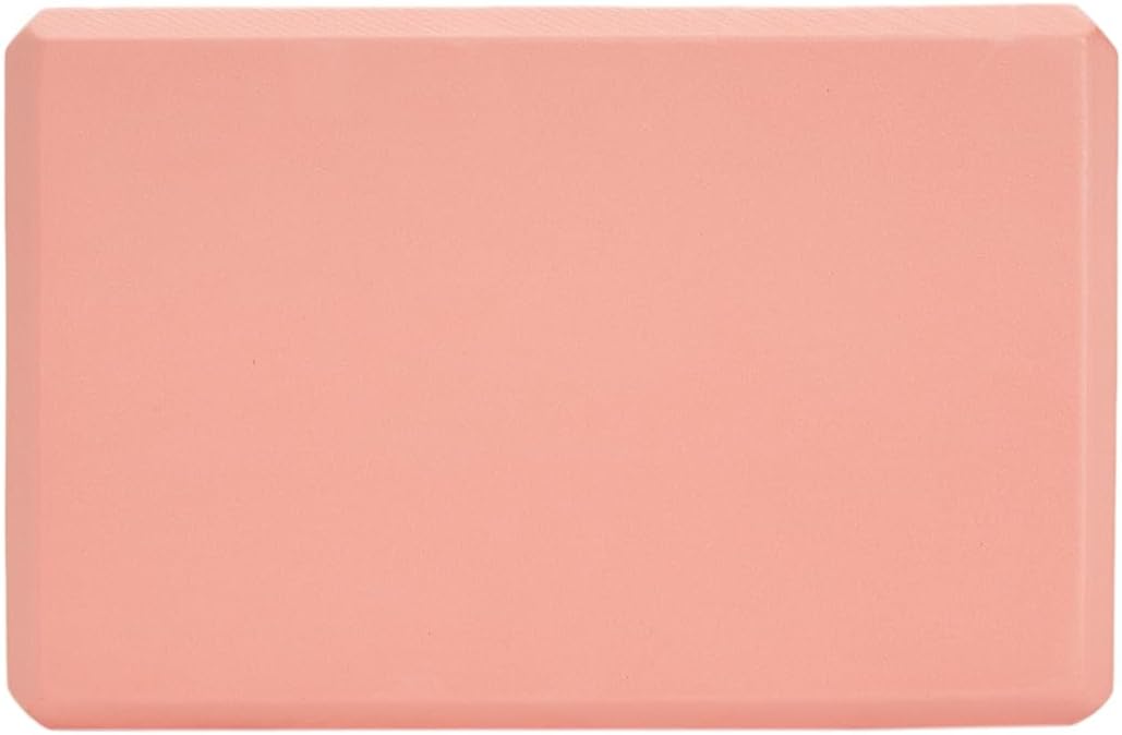 Premium Foam Block - Non-Slip High-Density Yoga Block for Balance, Stability & Stretching, EVA Foam Support, Multi Colors (Single Block)