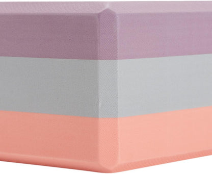 Premium Foam Block - Non-Slip High-Density Yoga Block for Balance, Stability & Stretching, EVA Foam Support, Multi Colors (Single Block)