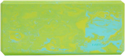Premium Foam Block - Non-Slip High-Density Yoga Block for Balance, Stability & Stretching, EVA Foam Support, Multi Colors (Single Block)