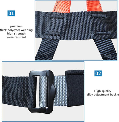 Bungee Fitness Harness with Soft Pad, Sling Bungee Workout Jumping Yoga Safety Waist Belt for Home Gym