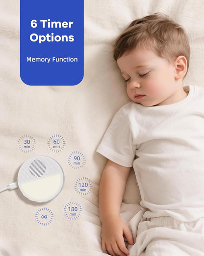 Wall Plug in White Noise Machine for Office Privacy, Sound Machine Sleep