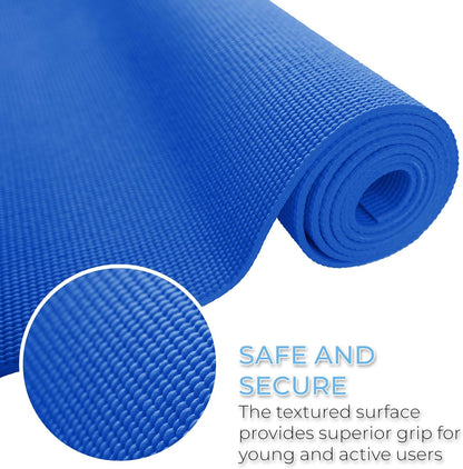10 Pack Kid-Friendly Yoga Mat, 68"x24"x4mm Thick