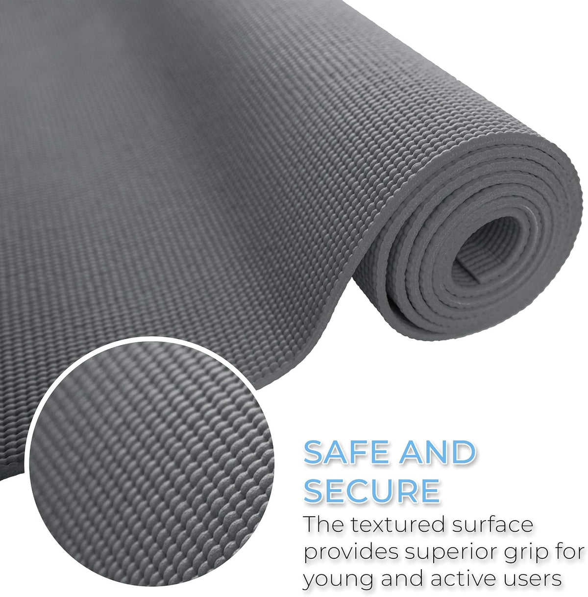 10 Pack Kid-Friendly Yoga Mat, 68"x24"x4mm Thick