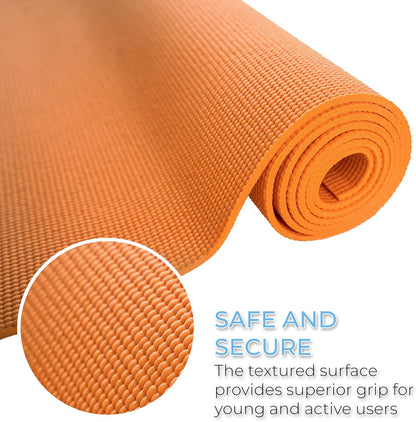10 Pack Kid-Friendly Yoga Mat, 68"x24"x4mm Thick