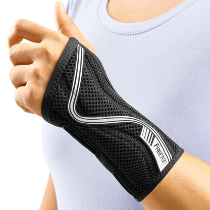 Wrist Brace for Carpal Tunnel,[New Upgrade-Anatomically shaped] Adjustable Wrist Support Splint for Men and Women,Hand Brace for Pain Relief, Tendinitis,Arthritis,Right Hand,Medium