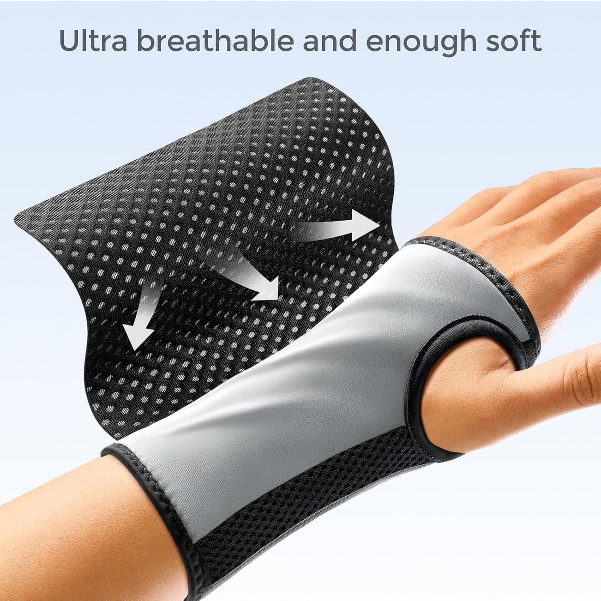 Wrist Brace for Carpal Tunnel,[New Upgrade-Anatomically shaped] Adjustable Wrist Support Splint for Men and Women,Hand Brace for Pain Relief, Tendinitis,Arthritis,Right Hand,Medium