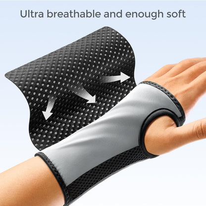 Wrist Brace for Carpal Tunnel,[New Upgrade-Anatomically shaped] Adjustable Wrist Support Splint for Men and Women,Hand Brace for Pain Relief, Tendinitis,Arthritis,Right Hand,Medium