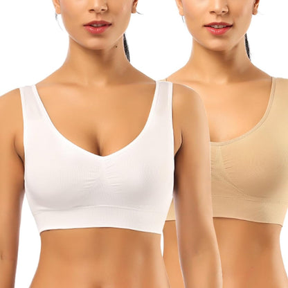 Comfort Bra, Seamless Removable Pads Sleep Bras, Yoga Bra, Sports Bras for Women