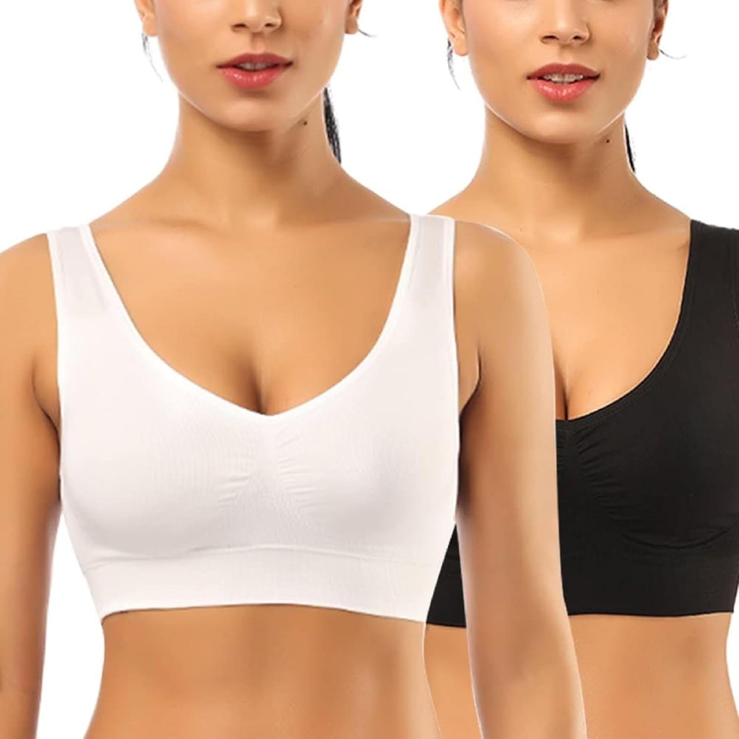 Comfort Bra, Seamless Removable Pads Sleep Bras, Yoga Bra, Sports Bras for Women