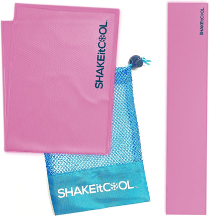 Original Cooling Towel – Be Cool in Style - Heat Relief, Soft, Lightweight, Sun Protection, Easy Clean - Perfect for Biking, Running, Yoga, Gym, Gardening - Blue Wave - Colors A