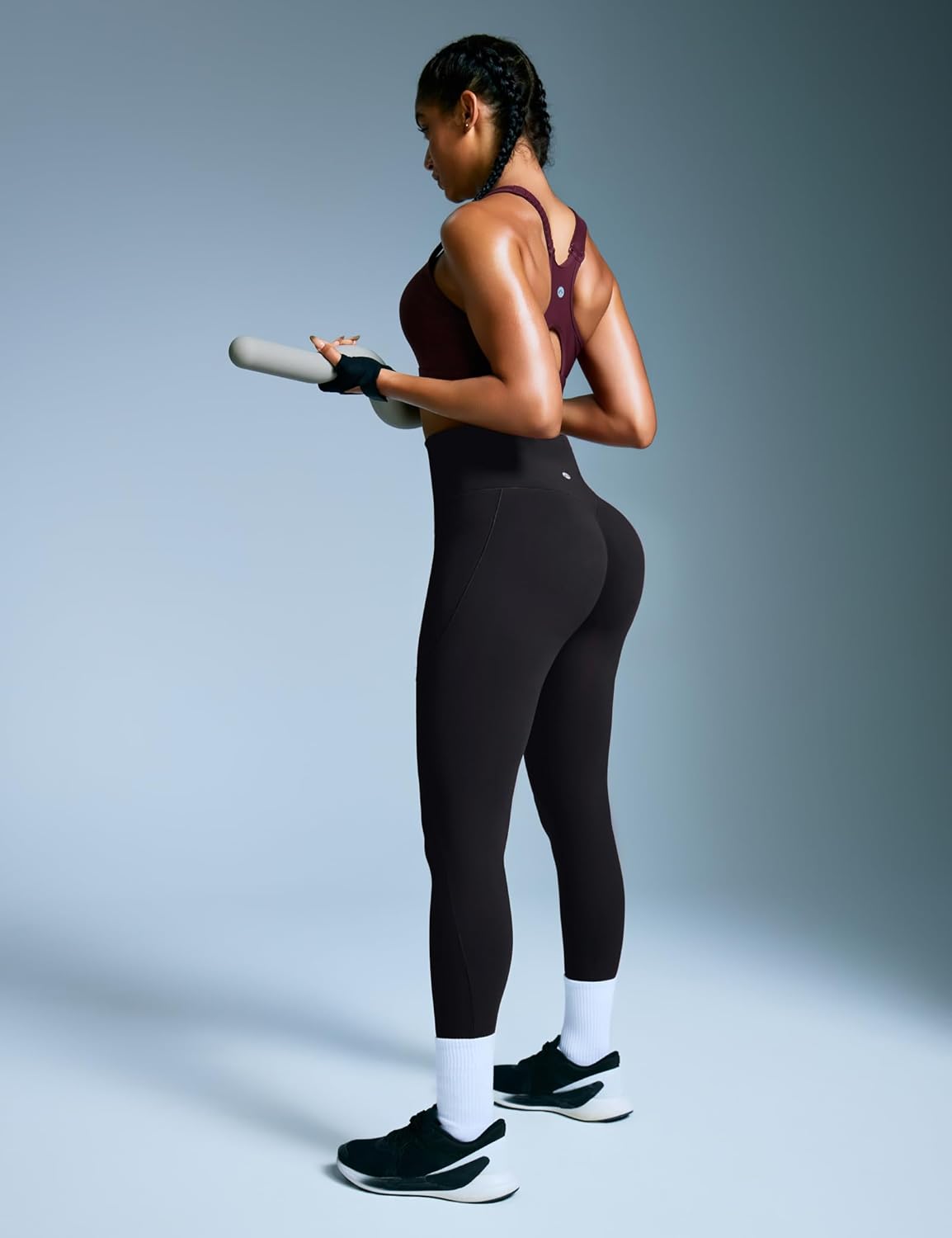 Scrunch Butt Lifting Leggings with Pockets for Women Tummy Control Compression Leggings No Front Seam Yoga Pants