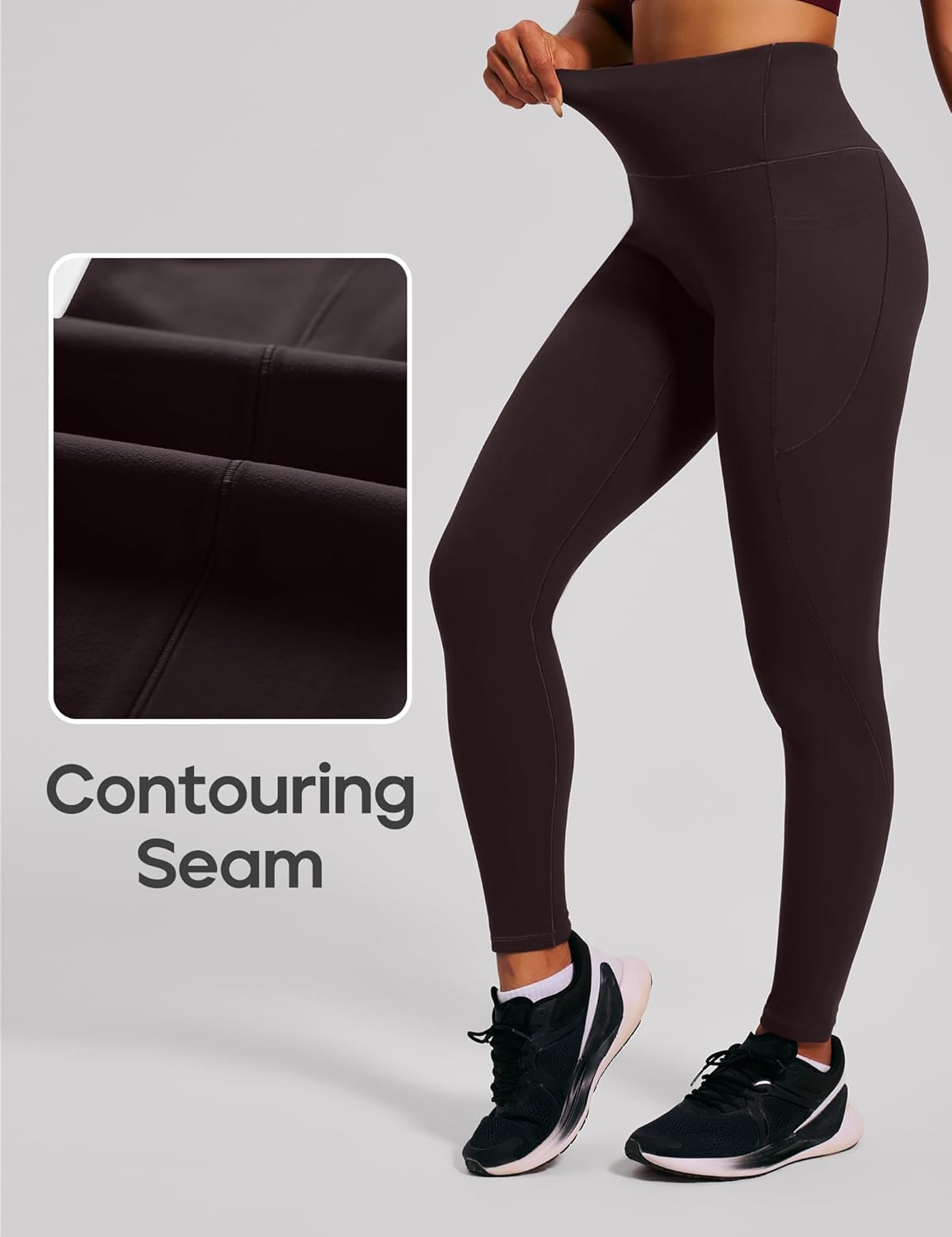 Scrunch Butt Lifting Leggings with Pockets for Women Tummy Control Compression Leggings No Front Seam Yoga Pants