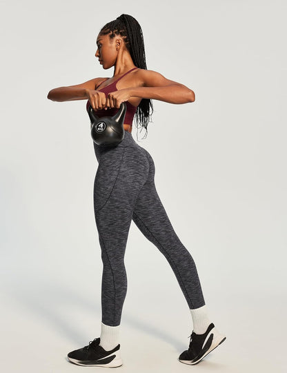 Scrunch Butt Lifting Leggings with Pockets for Women Tummy Control Compression Leggings No Front Seam Yoga Pants
