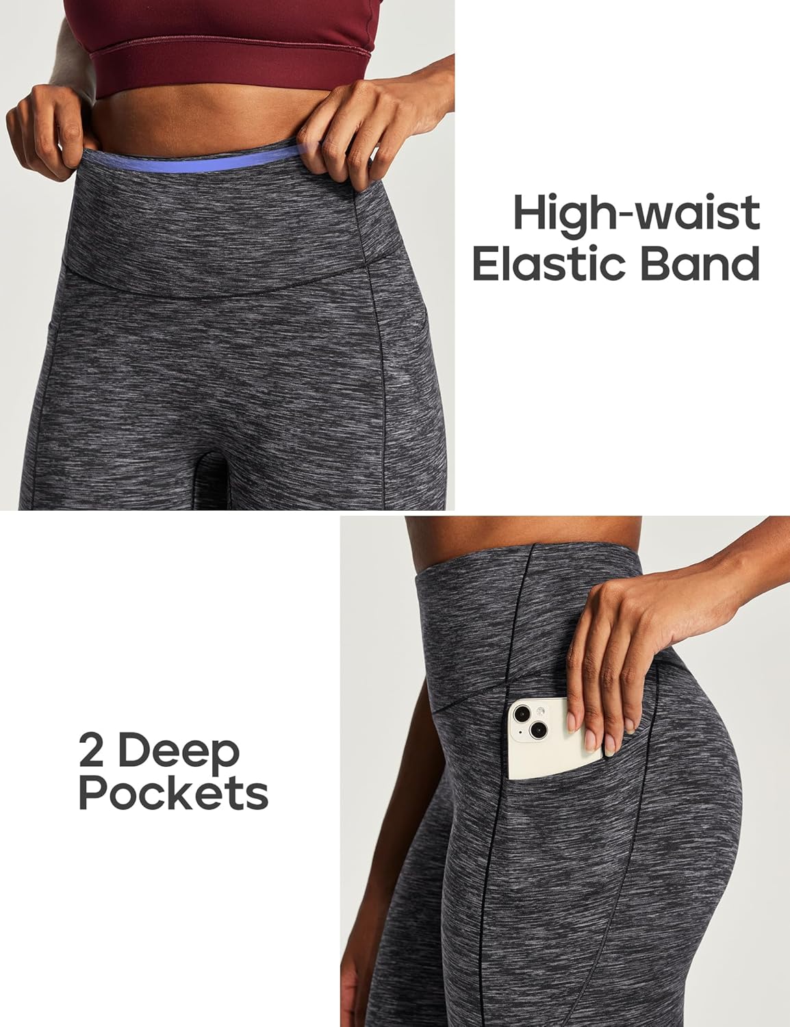 Scrunch Butt Lifting Leggings with Pockets for Women Tummy Control Compression Leggings No Front Seam Yoga Pants