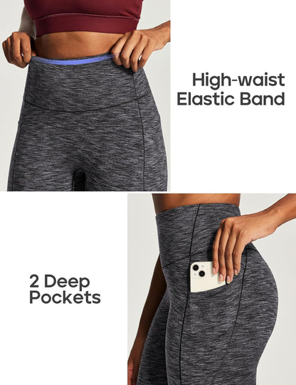 Scrunch Butt Lifting Leggings with Pockets for Women Tummy Control Compression Leggings No Front Seam Yoga Pants