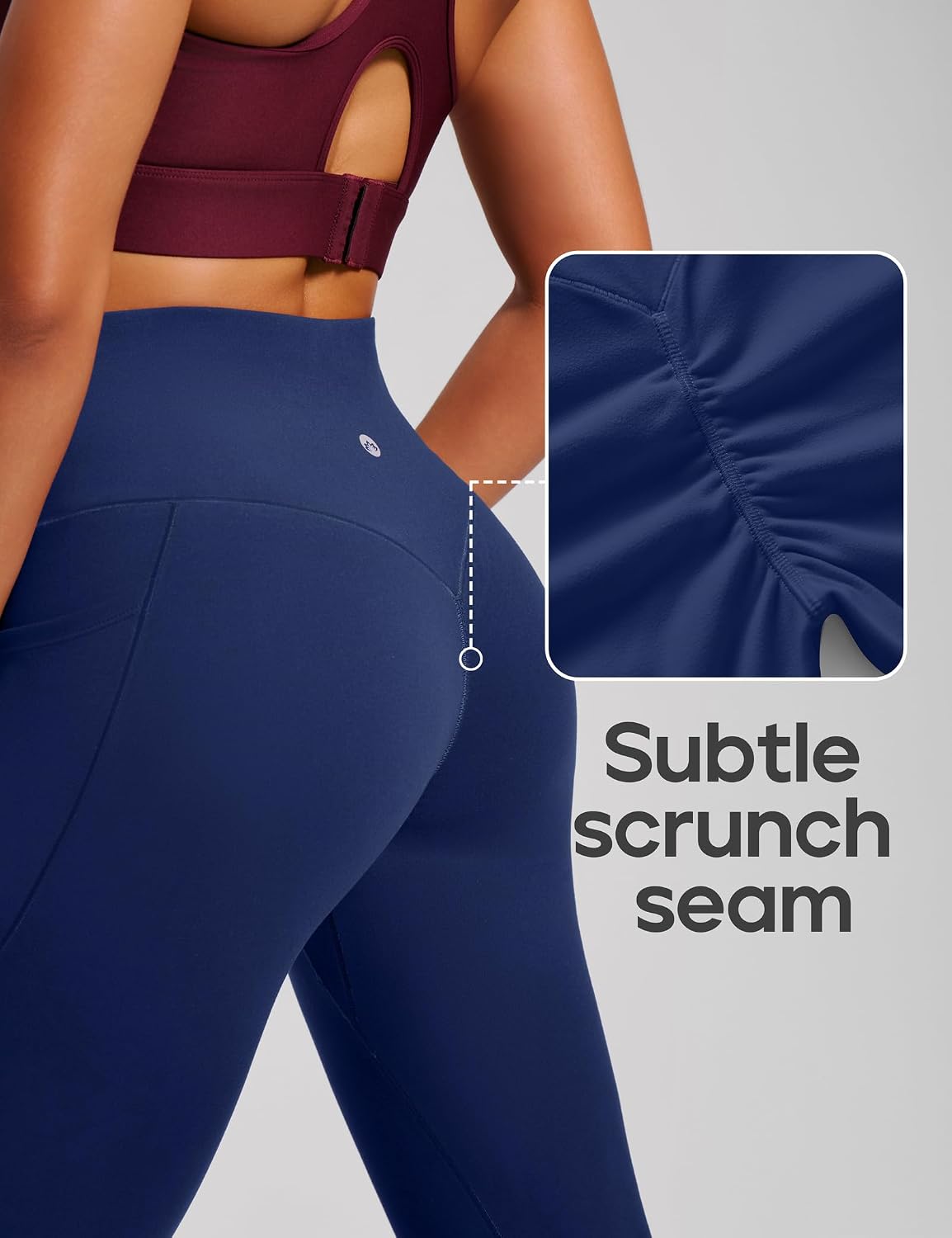 Scrunch Butt Lifting Leggings with Pockets for Women Tummy Control Compression Leggings No Front Seam Yoga Pants