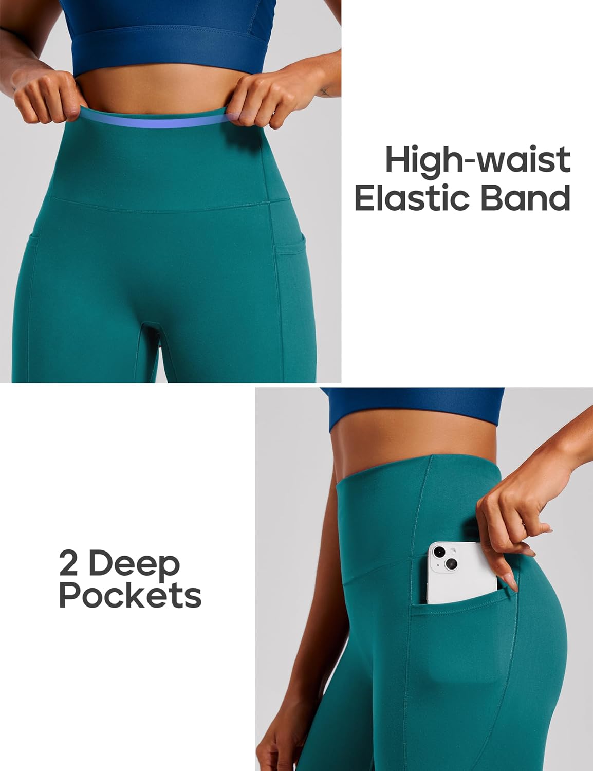 Scrunch Butt Lifting Leggings with Pockets for Women Tummy Control Compression Leggings No Front Seam Yoga Pants