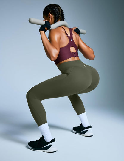 Scrunch Butt Lifting Leggings with Pockets for Women Tummy Control Compression Leggings No Front Seam Yoga Pants