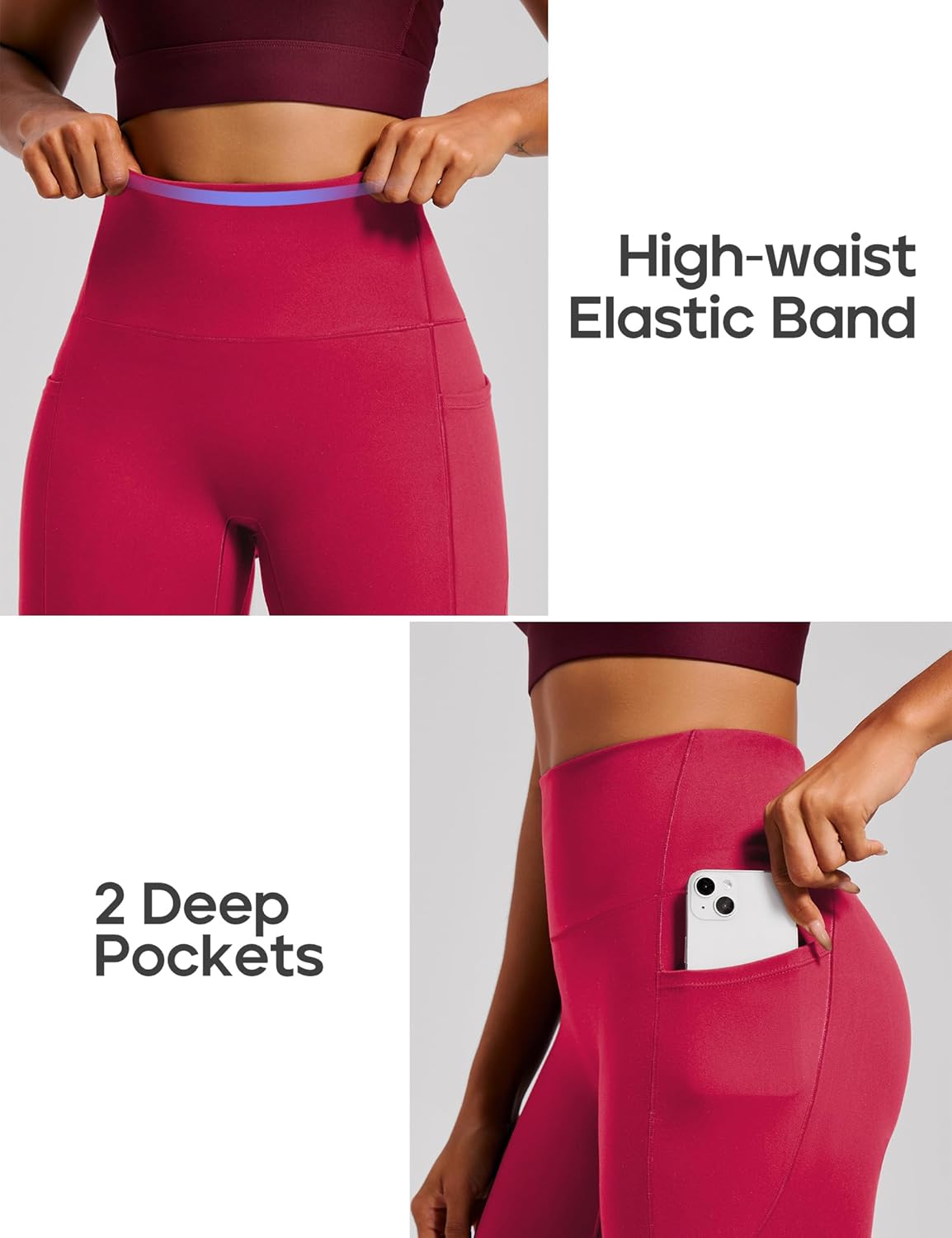 Scrunch Butt Lifting Leggings with Pockets for Women Tummy Control Compression Leggings No Front Seam Yoga Pants