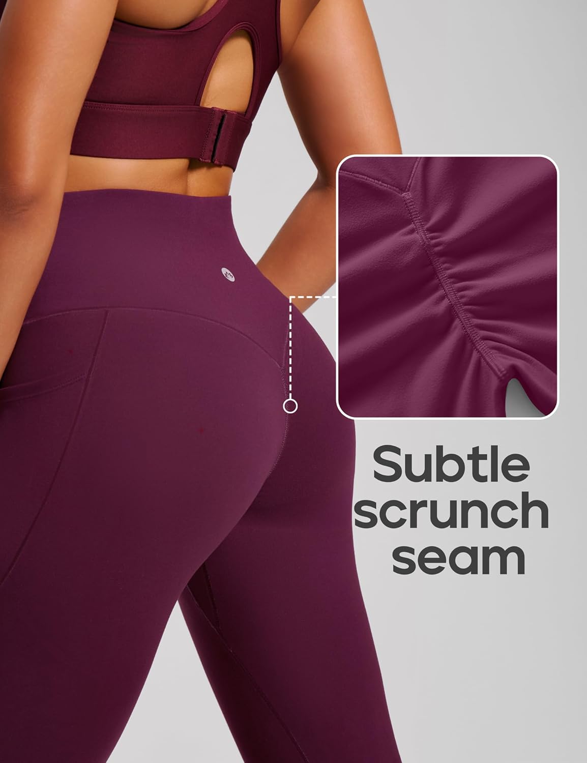 Scrunch Butt Lifting Leggings with Pockets for Women Tummy Control Compression Leggings No Front Seam Yoga Pants