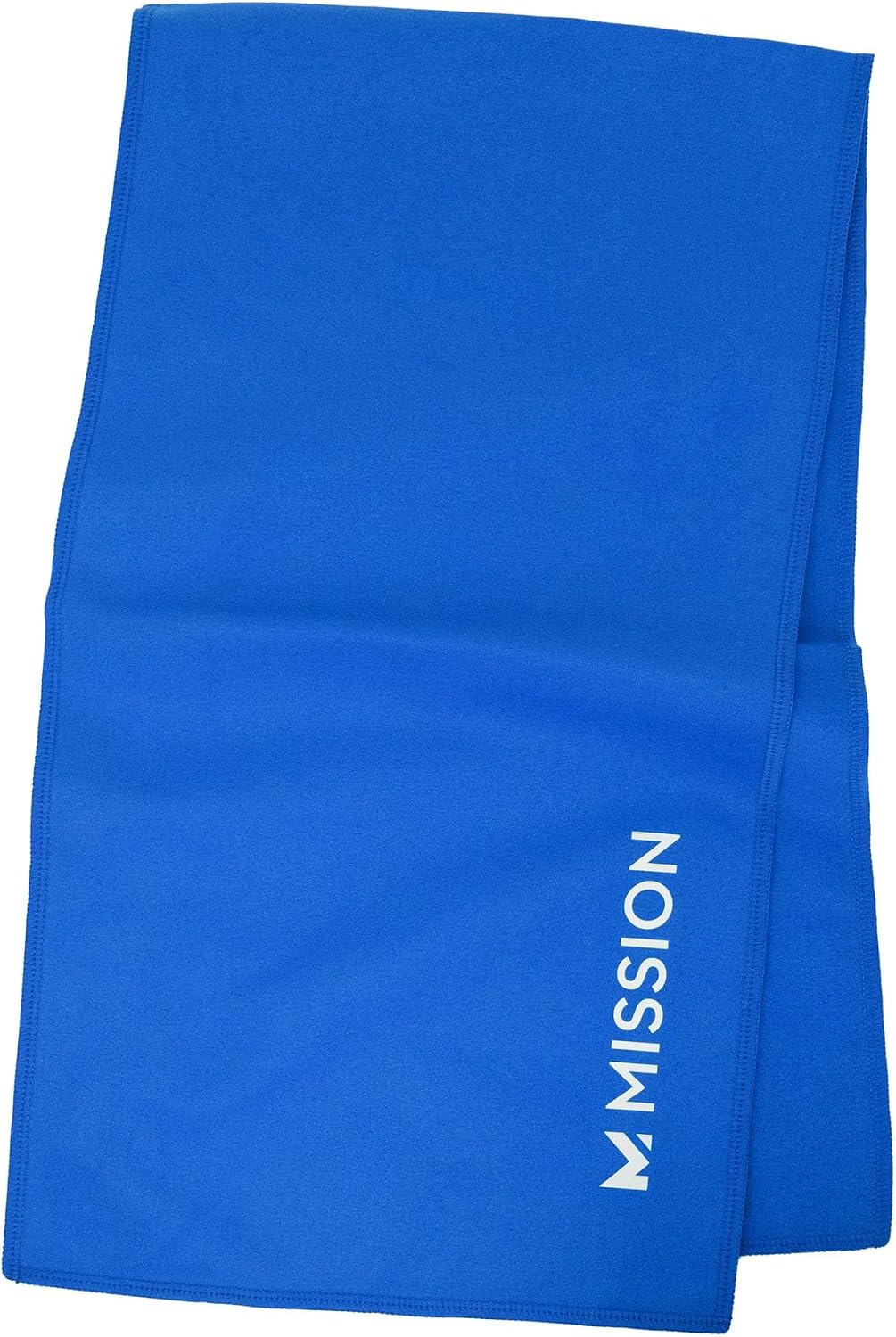 On-The-Go Cooling Towel, Blue - Soft, Lightweight Fabric - Cools Up to 2 Hours - UPF 50 Sun Protection - Machine Washable