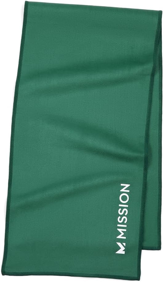 On-The-Go Cooling Towel, Blue - Soft, Lightweight Fabric - Cools Up to 2 Hours - UPF 50 Sun Protection - Machine Washable