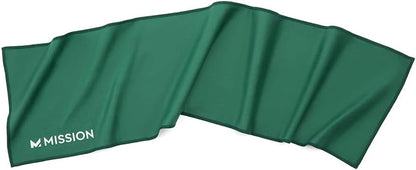 On-The-Go Cooling Towel, Blue - Soft, Lightweight Fabric - Cools Up to 2 Hours - UPF 50 Sun Protection - Machine Washable