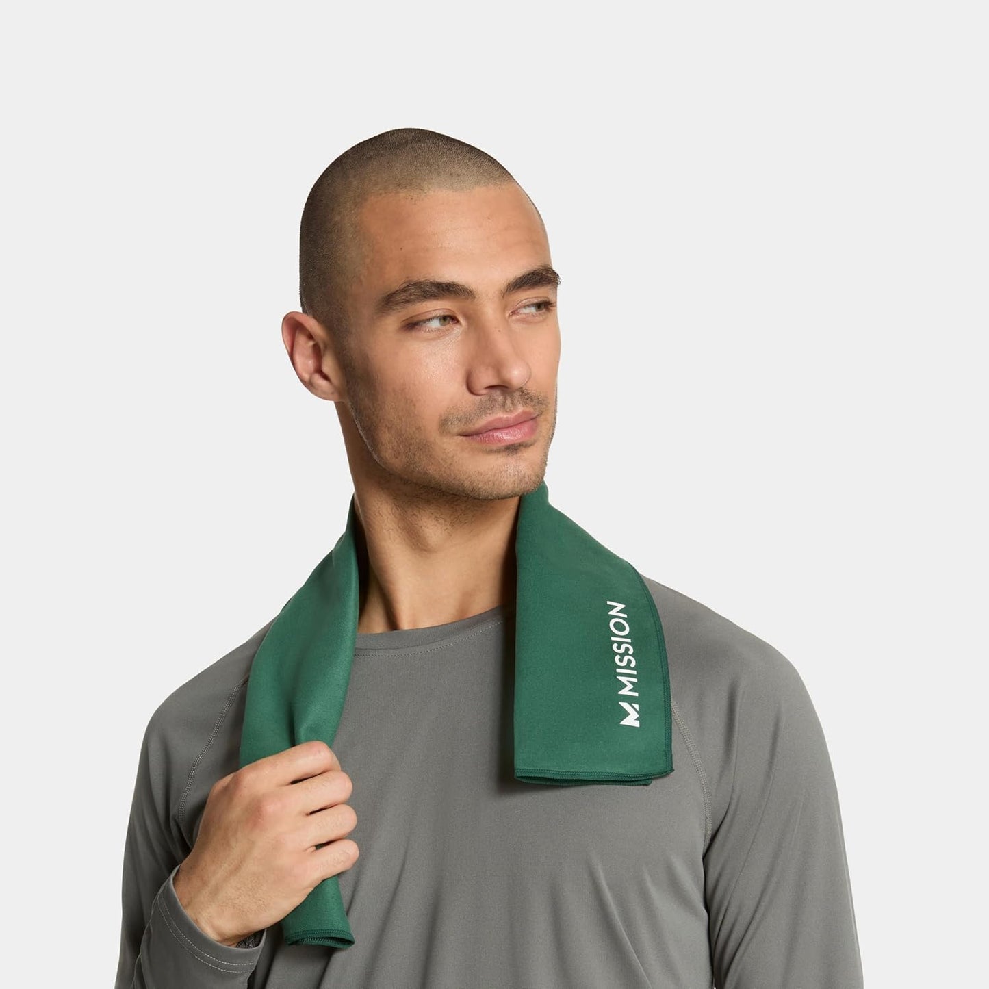 On-The-Go Cooling Towel, Blue - Soft, Lightweight Fabric - Cools Up to 2 Hours - UPF 50 Sun Protection - Machine Washable