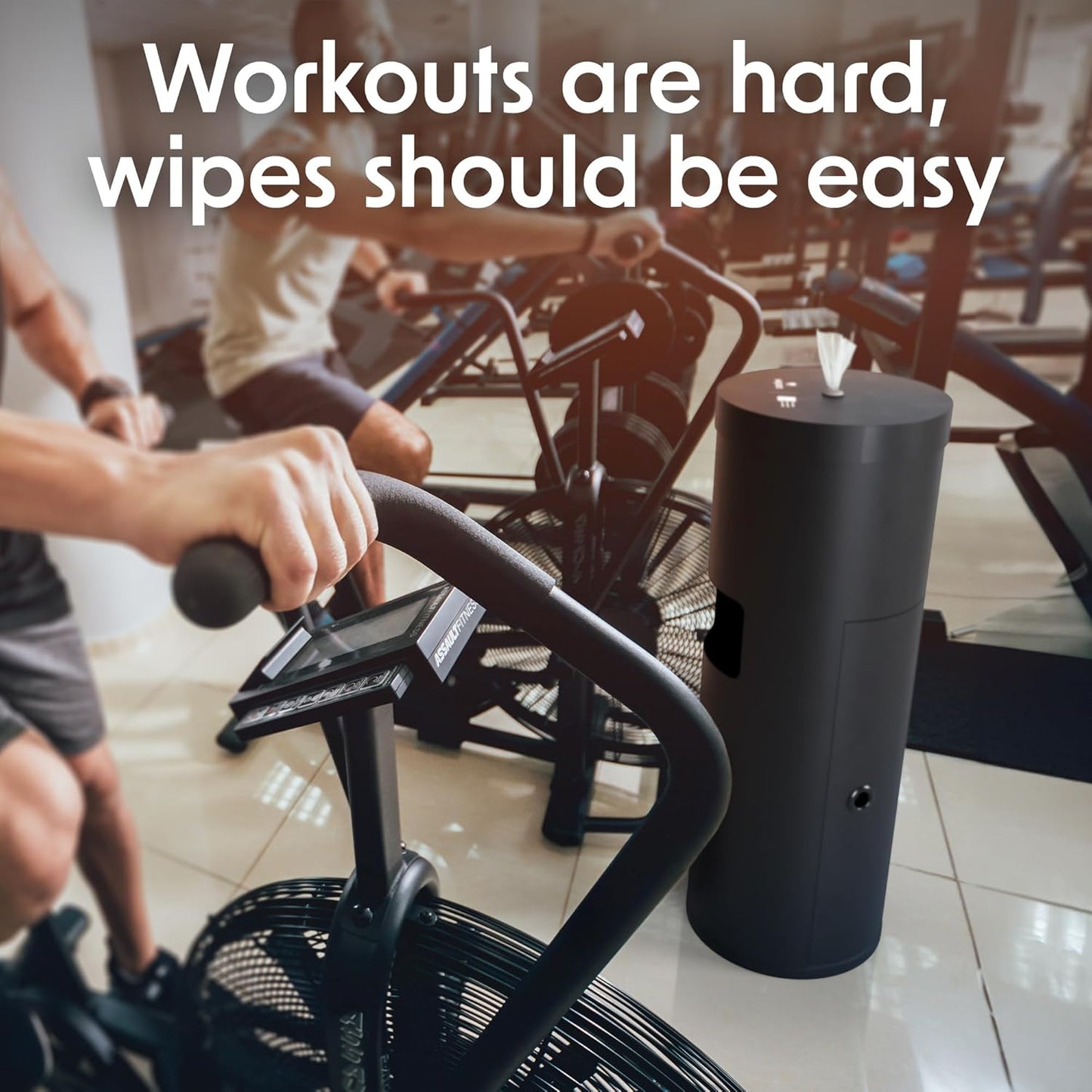Gym Wipes Refill, 700 Count, Large 8"x12" Fitness Equipment Wipes with Cleaning Vinegar and Refreshing Lavender Essential Oil for Yoga Mat Cleaner, Fits Dispensers, 700 Count (Pack of 1)