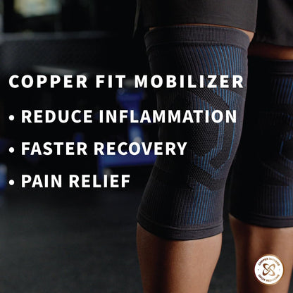 Mobilizer Knee Sleeve - 2XL | Knee brace with stabilizers for arthritis support, tendonitis relief, compression, mobility, and recovery.