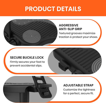 Dual-Function Bike Pedals - 9/16" SPD & Toe Cage Compatible for Road, Mountain, Spin Bikes - Indoor Cycling Pedals for Peloton, Schwinn, Sunny (Multiple Configurations)