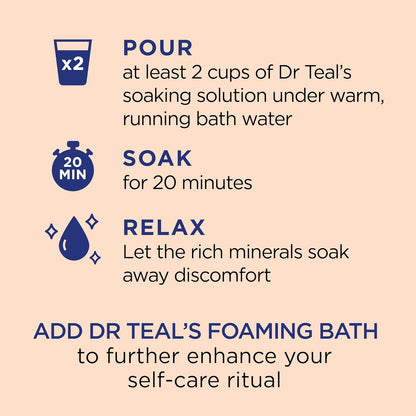 Epsom Salt Magnesium Soak, Pre & Post Workout with Menthol & Essential Oils, 3 lbs
