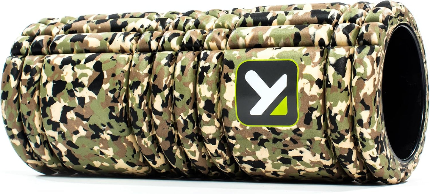 Therapy Grid Patented Multi-Density Foam Massage Roller (30% Renewable Materials) Exercise, Deep Tissue Muscle - Muscle Pain&Tightness, Improves Circulation (13"), Tan