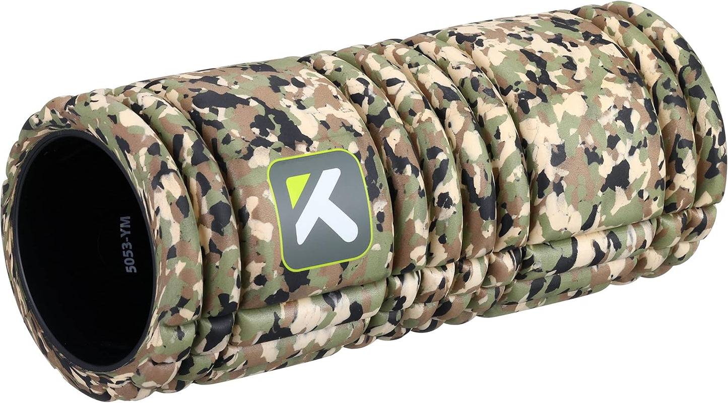 Therapy Grid Patented Multi-Density Foam Massage Roller (30% Renewable Materials) Exercise, Deep Tissue Muscle - Muscle Pain&Tightness, Improves Circulation (13"), Tan
