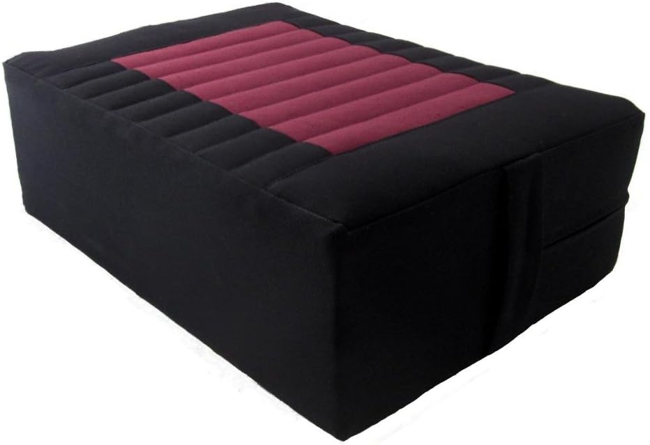 Tibetan Seat Meditation Cushion/Gomden - Black-Blue