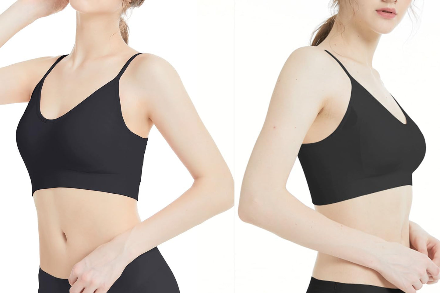 Padded Bralette for Women Straps Sleep Bras Seamless Yoga Sport Bras