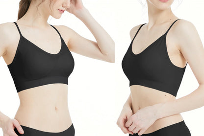 Padded Bralette for Women Straps Sleep Bras Seamless Yoga Sport Bras
