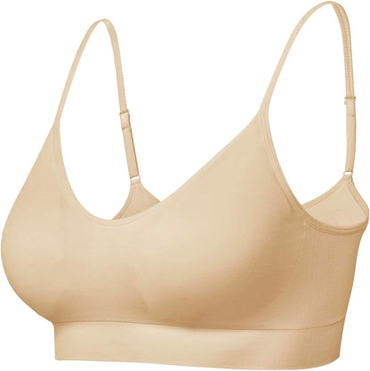 Padded Bralette for Women Straps Sleep Bras Seamless Yoga Sport Bras